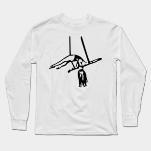 Aerialist Performer Circus Straps Long Sleeve T-Shirt